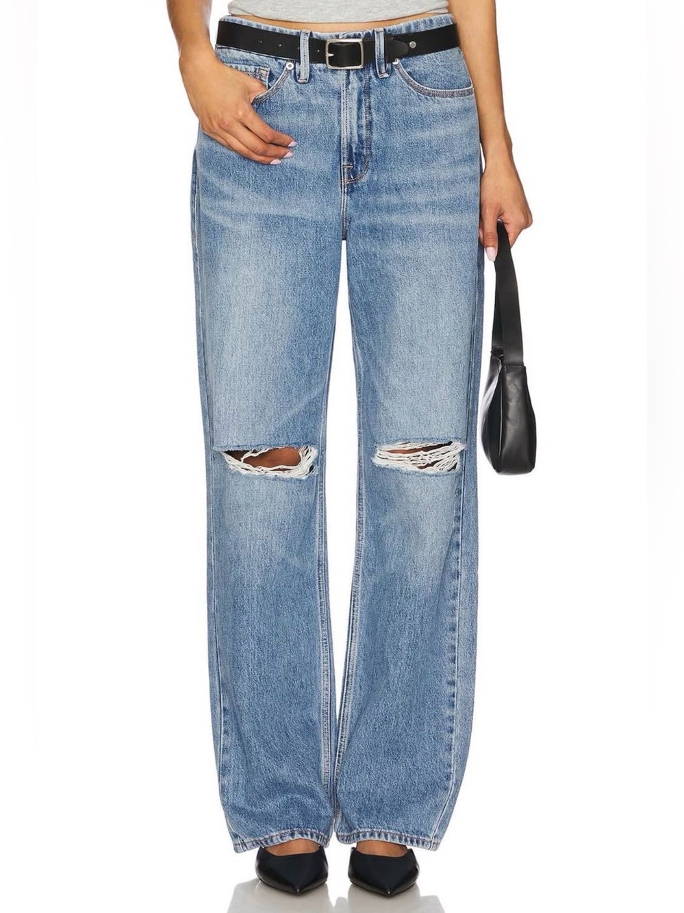 GOOD AMERICAN Good 90’s Relaxed Jeans